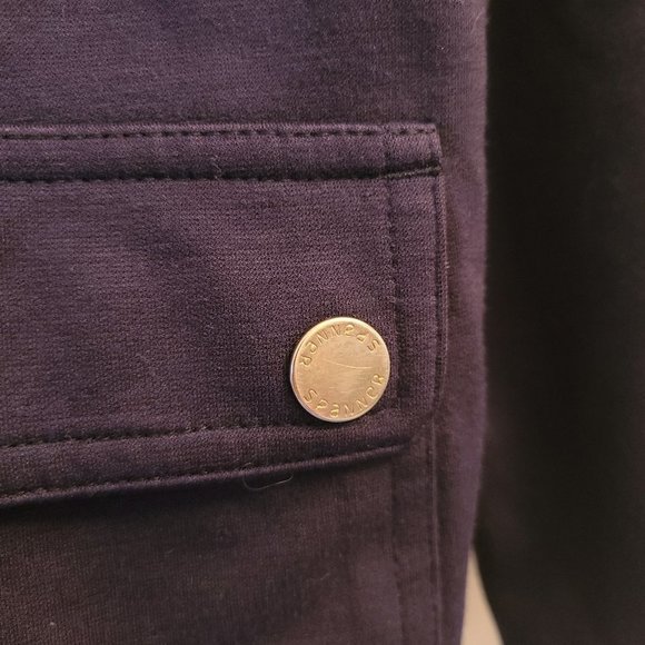 SPANNER Sporty Navy Jacket w Gold Accents 6 - Picture 7 of 9